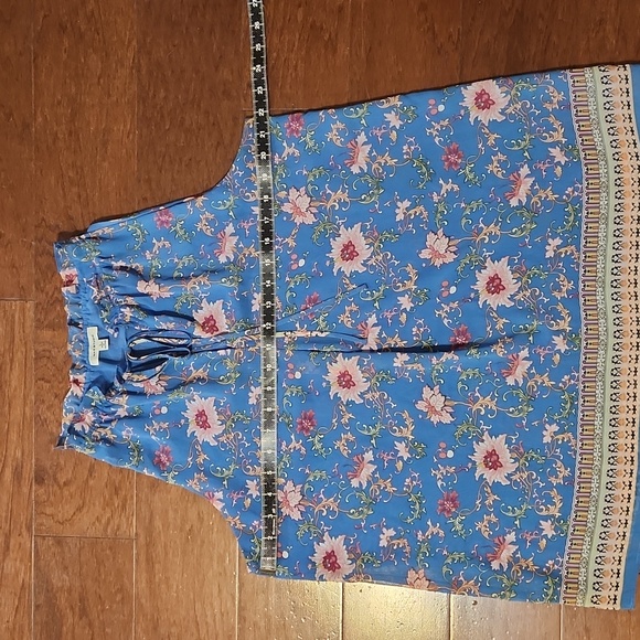 Max Studio sleeveless border print tunic - Picture 4 of 5